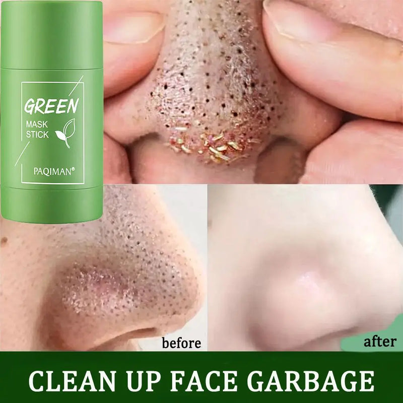 Mascara verde removedora de cravos